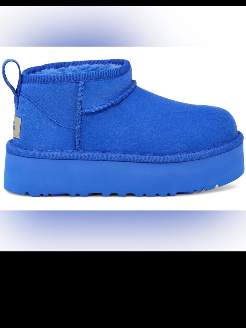 New Kids UGG Classic Ultra Mini Platform Boots Big Sky Blue